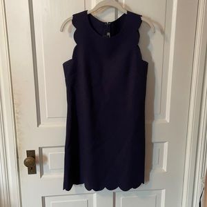 JCrew Scalloped Dress